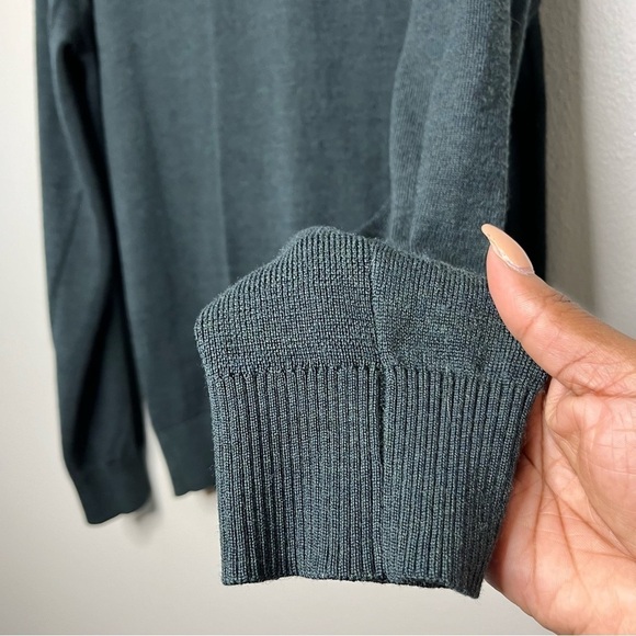 Rodd and Gunn New Zealand Men Sweatshirt Large Green Italian Yarn Pure Wool - Picture 6 of 10